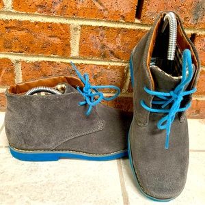 Florsheim Kids Suede Chukka Doon Jr Boots size 4